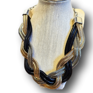 Joe Fresh Stylish 3-Tone Necklace